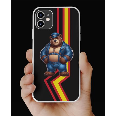 Phone Cover - Rubber Flag - Leather 67