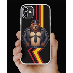 Phone Cover - Rubber Flag - Leather 69