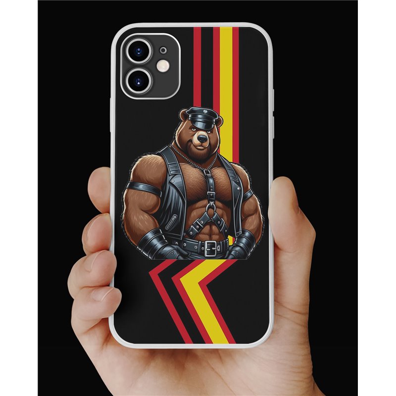 Phone Cover - Rubber Flag - Leather 70