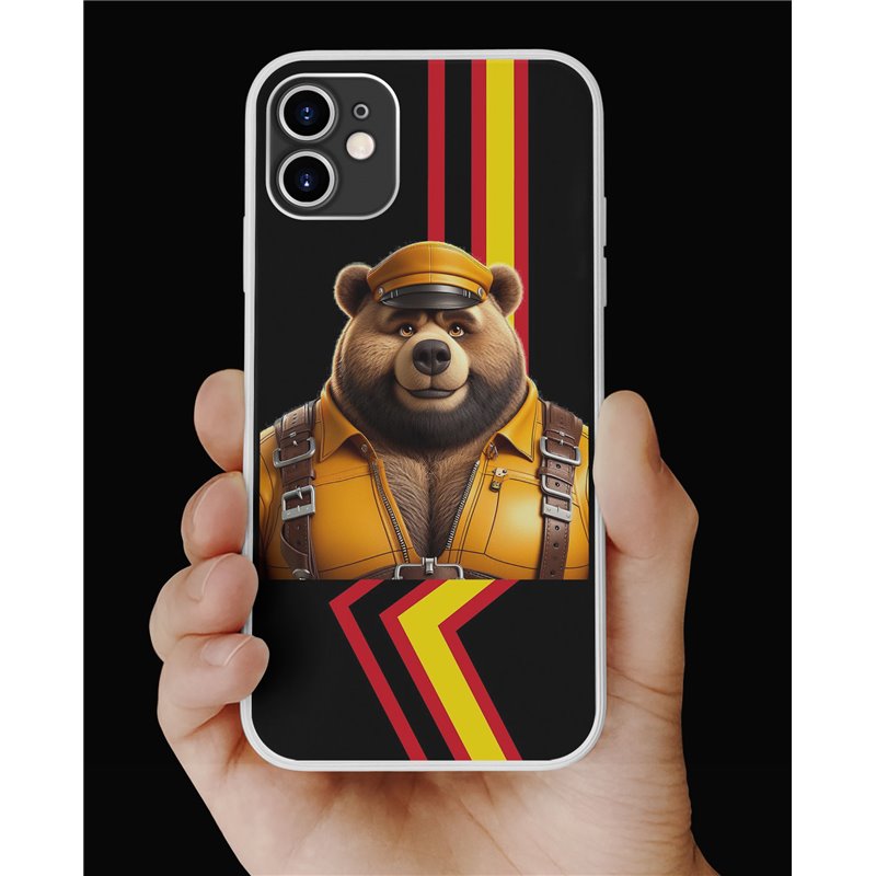 Phone Cover - Rubber Flag - Leather 71