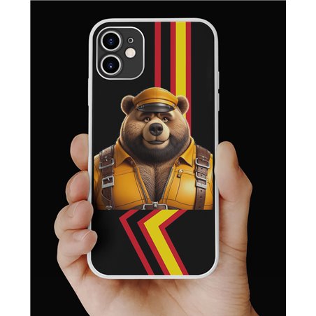 Phone Cover - Rubber Flag - Leather 71