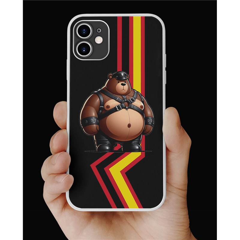 Phone Cover - Rubber Flag - Leather 80