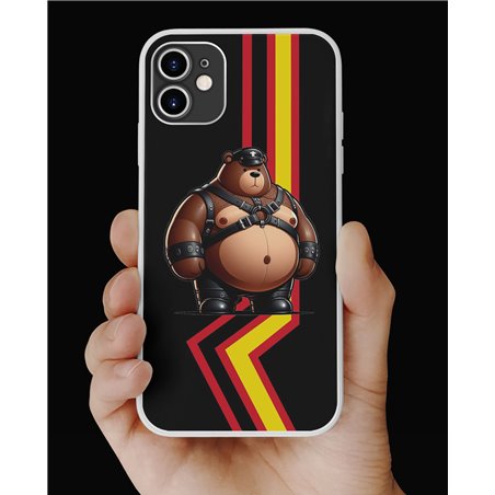 Phone Cover - Rubber Flag - Leather 80