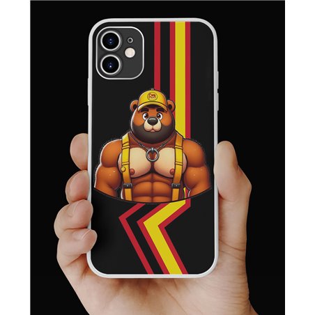 Phone Cover - Rubber Flag - Leather 82