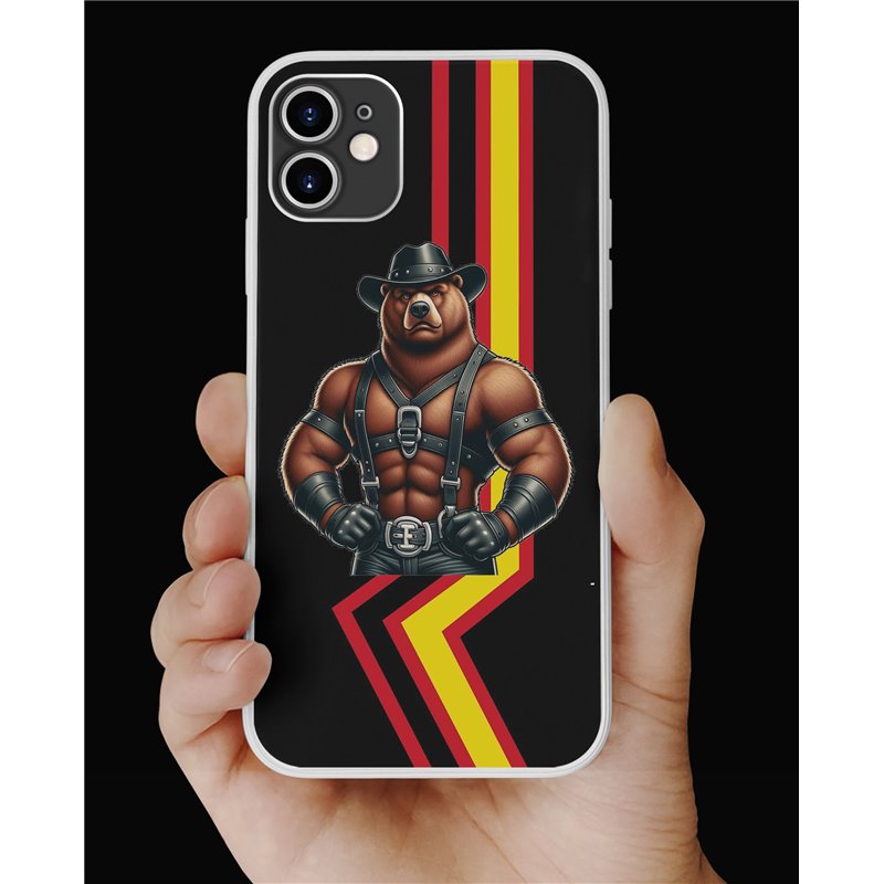 Phone Cover - Rubber Flag - Leather 83