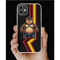 Phone Cover - Rubber Flag - Leather 84