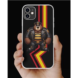 Phone Cover - Rubber Flag - Leather 88