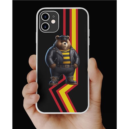 Phone Cover - Rubber Flag - Leather 89