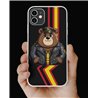 Phone Cover - Rubber Flag - Leather 91