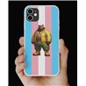Phone Cover - Trans Flag -Construction 11