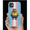 Phone Cover - Trans Flag -Construction 12