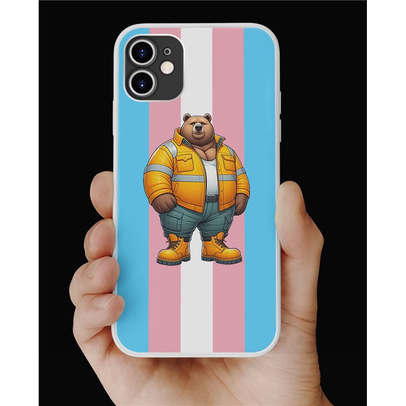 Phone Cover - Trans Flag -Construction 13 Phone Cover - Trans Flag -Construction 13
