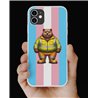 Phone Cover - Trans Flag -Construction 7
