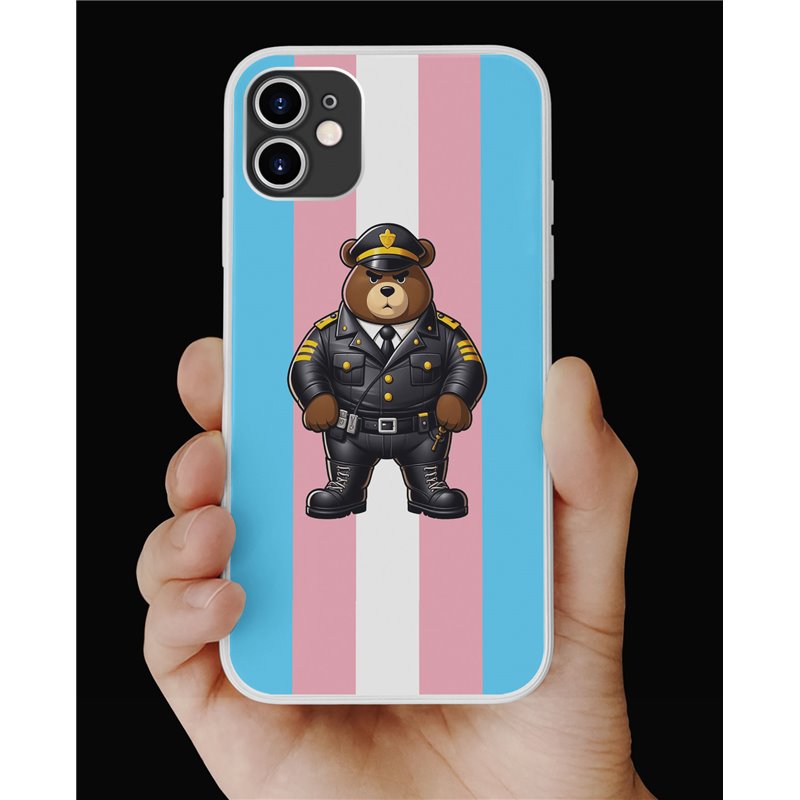 Phone Cover - Trans Flag -Cop 2