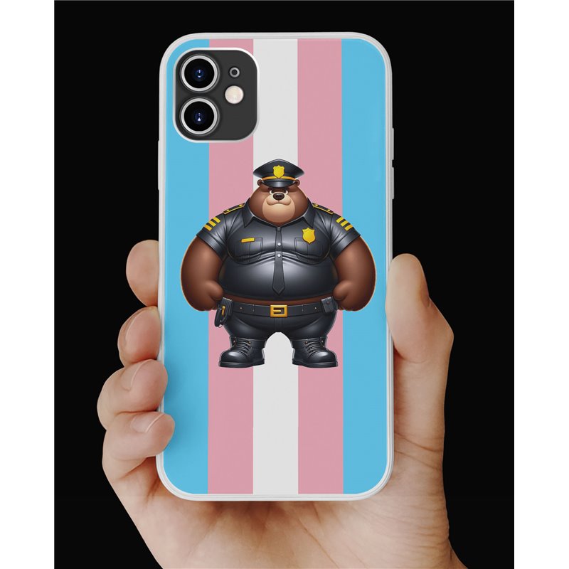 Phone Cover - Trans Flag -Cop 3