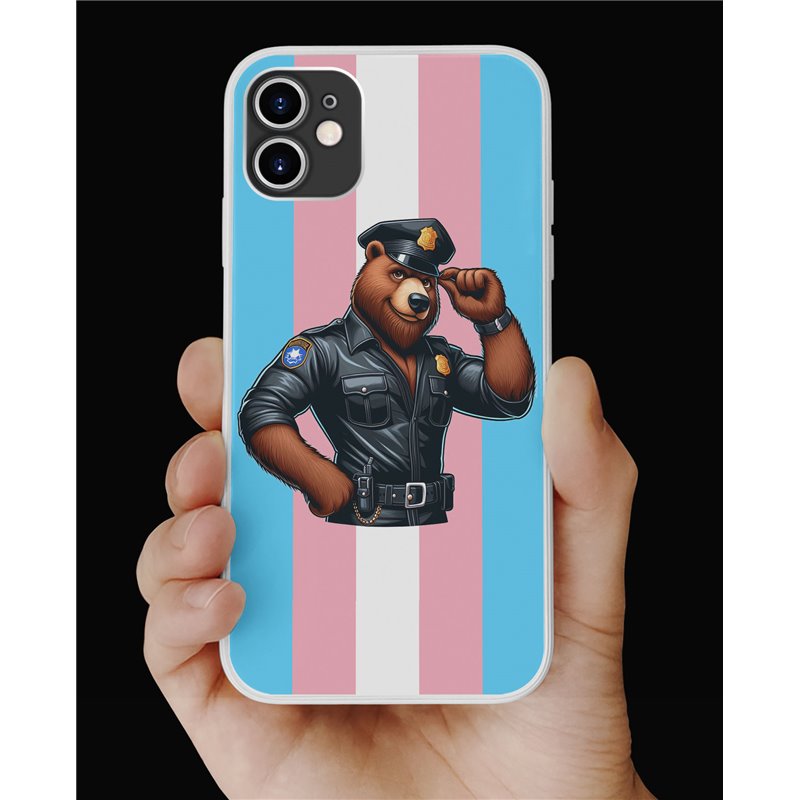 Phone Cover - Trans Flag -Cop 4
