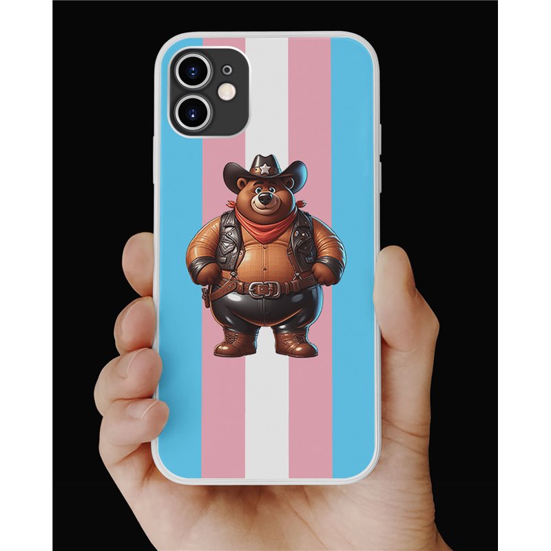 Phone Cover - Trans Flag -Cowboy 12