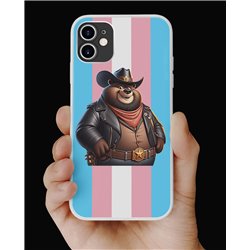 Phone Cover - Trans Flag -Cowboy 14