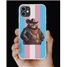 Phone Cover - Trans Flag -Cowboy 14