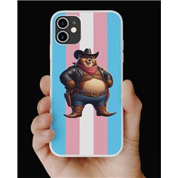 Phone Cover - Trans Flag -Cowboy 15