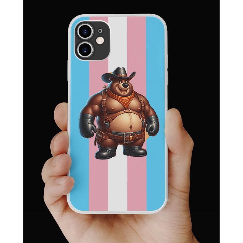 Phone Cover - Trans Flag -Cowboy 2