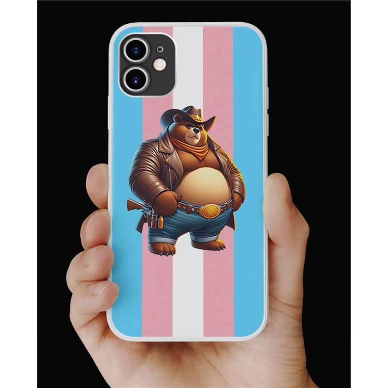 Phone Cover - Trans Flag -Cowboy 6