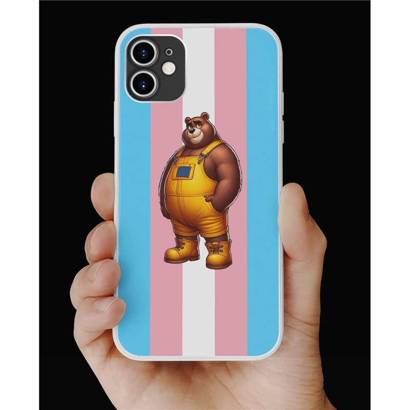 Phone Cover - Trans Flag -Dungerees 19 Phone Cover - Trans Flag -Dungerees 19