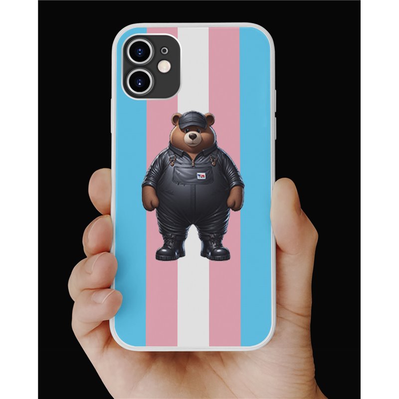 Phone Cover - Trans Flag -Dungerees 22 Phone Cover - Trans Flag -Dungerees 22