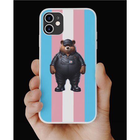 Phone Cover - Trans Flag -Dungerees 22