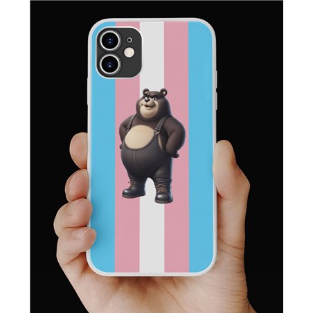 Phone Cover - Trans Flag -Dungerees 23