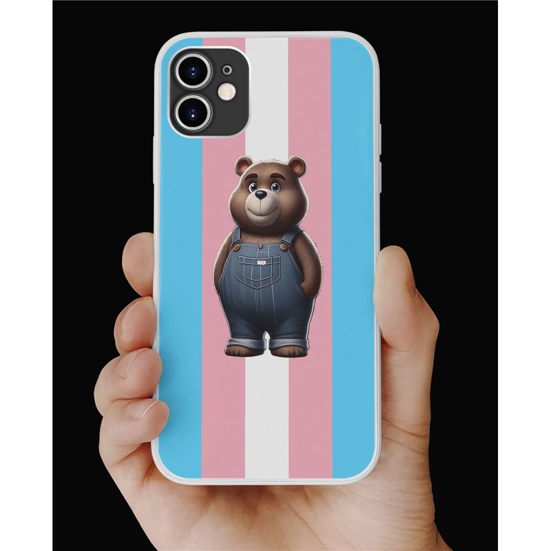 Phone Cover - Trans Flag -Dungerees 25