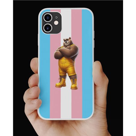 Phone Cover - Trans Flag -Dungerees 33