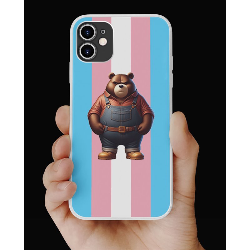 Phone Cover - Trans Flag -Dungerees 37 Phone Cover - Trans Flag -Dungerees 37