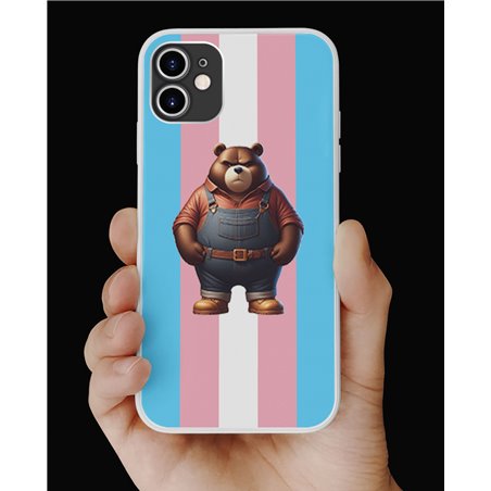 Phone Cover - Trans Flag -Dungerees 37