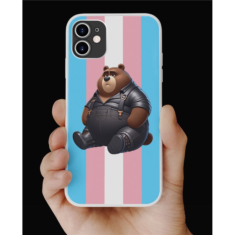 Phone Cover - Trans Flag -Dungerees 39