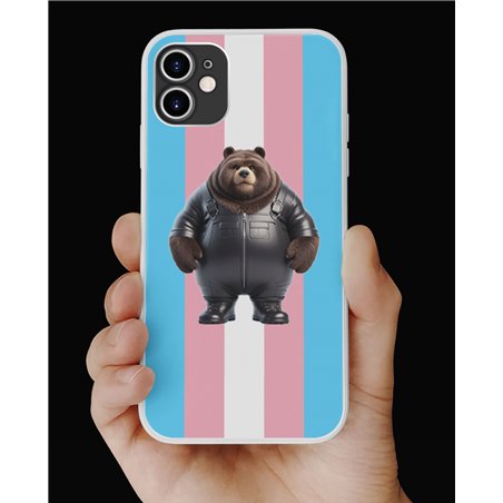 Phone Cover - Trans Flag -Dungerees 5