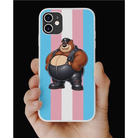 Phone Cover - Trans Flag -Dungerees 7
