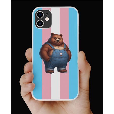 Phone Cover - Trans Flag -Dungerees 8