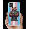 Phone Cover - Trans Flag -Kilted Bear - 18