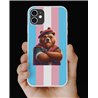 Phone Cover - Trans Flag -Kilted Bear - 20
