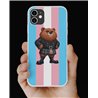 Phone Cover - Trans Flag -Kilted Bear - 26