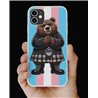 Phone Cover - Trans Flag -Kilted Bear - 6