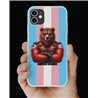Phone Cover - Trans Flag -Leather 66