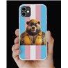 Phone Cover - Trans Flag -Leather 71
