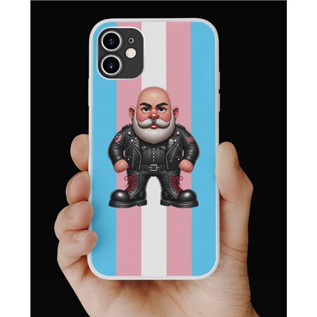 Phone Cover - Trans Flag -Leather Guy - 1