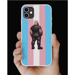 Phone Cover - Trans Flag -Leather Guy - 12