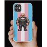 Phone Cover - Trans Flag -Leather Guy - 18