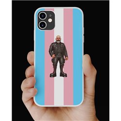 Phone Cover - Trans Flag -Leather Guy - 2