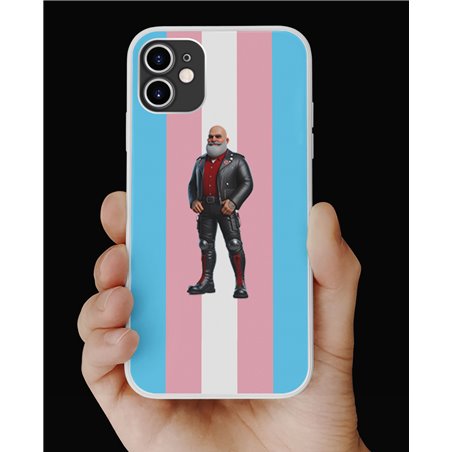 Phone Cover - Trans Flag -Leather Guy - 20