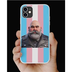 Phone Cover - Trans Flag -Leather Guy - 23